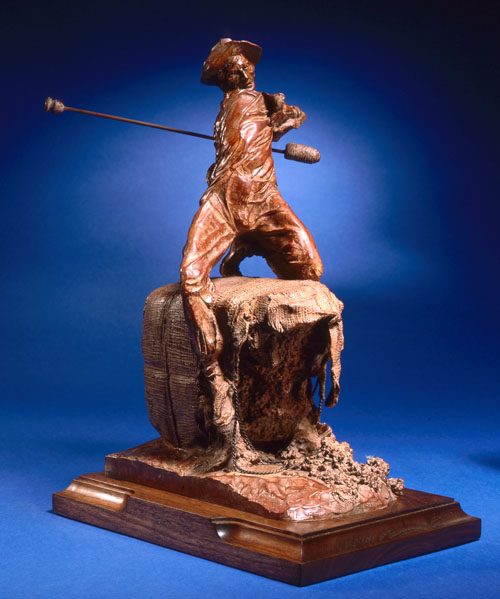 Fritz White CA Sculpture The Spirit of Dixie Bronze