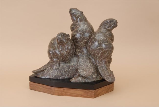 Gerald Balciar Sculpture Construction Crew Bronze