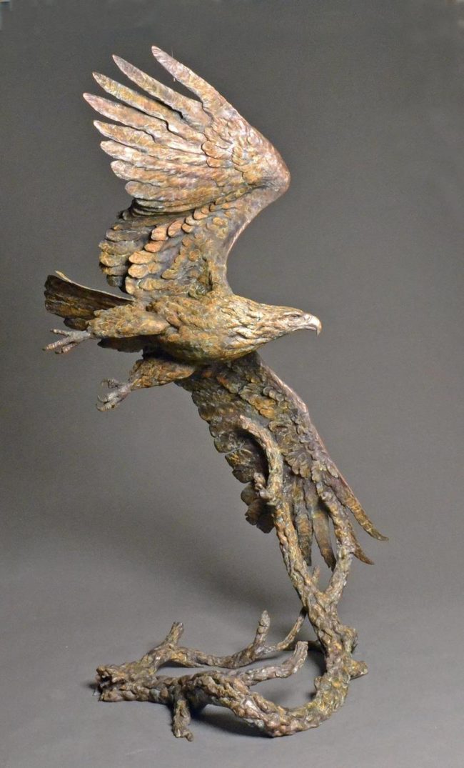 Stefan Savides Sculpture Top Gun Bronze