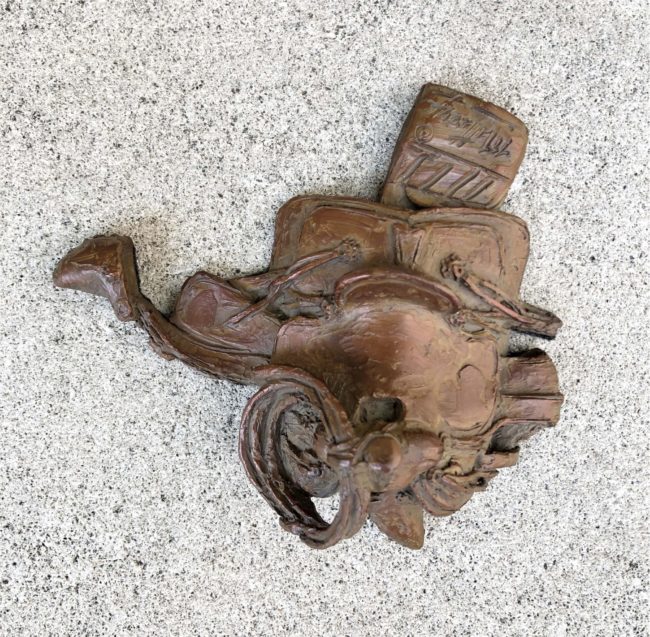 Curt Mattson Sculpture Punchers Rig Bronze