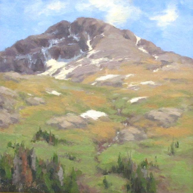 Scott Yeager Painting Summer Ascending Oil on Board