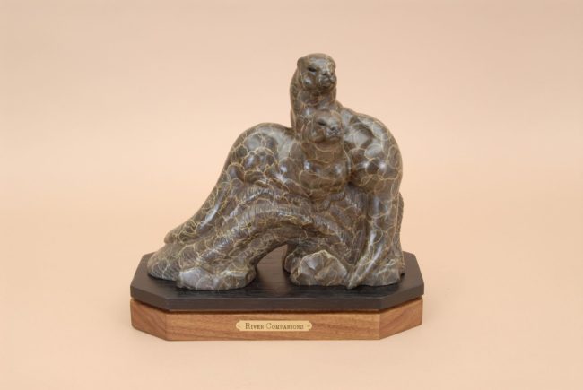 Gerald Balciar Sculpture River Companions Bronze