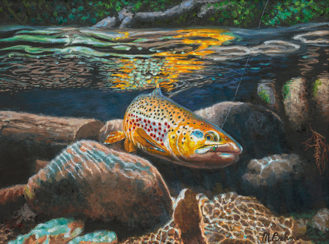 Mark Behmer Painting Smoky Mountain Brownie Oil on Linen