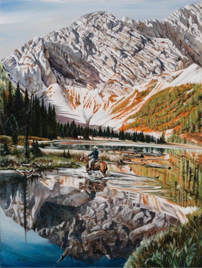 Paul Van Ginkel Painting Mountain Magic Oil on Canvas