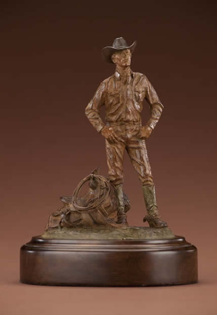 Bill Nebeker CA Sculpture Jigger Boss Bronze From Foundry