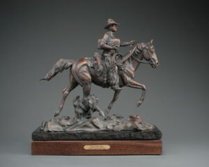 Curt Mattson Sculpture Just For Her Bronze From Foundry