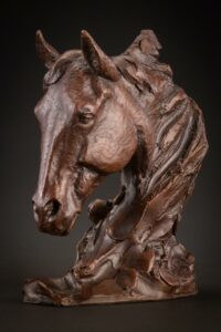 Curt Mattson Sculpture Lucky Bronze