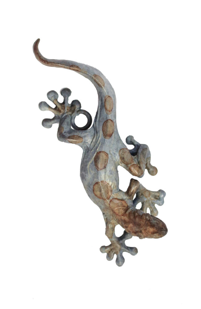 Dan Chen Sculpture Gecko Bronze