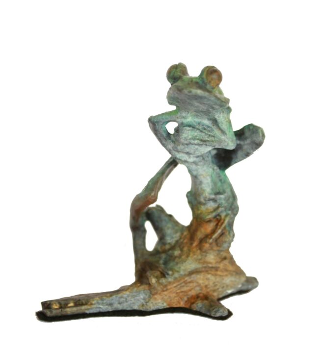 Dan Chen Sculpture Tree Frog B Bronze