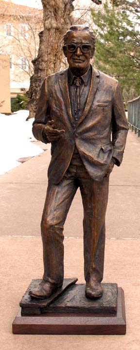 Deborah Copenhaver-Fellows Sculpture Barry Goldwater Maquette Bronze