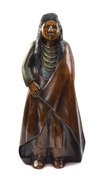 Doug Hyde Sculpture Hear Me Oh My Chiefs Bronze