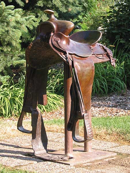 George Walbye Sculpture D.R.'s Saddle Bronze