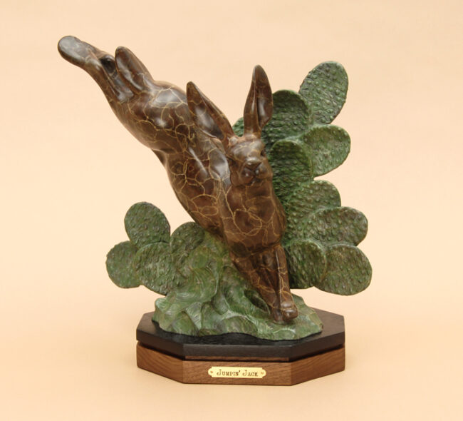 Gerald Balciar Sculpture Jumpin' Jack Bronze