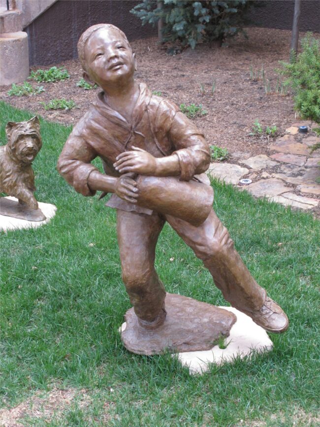 Jane Rankin Sculpture Boomer Bronze