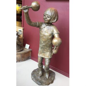 Jane Rankin Sculpture Lilly Bronze
