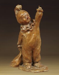 Jane Rankin Sculpture Trick or Treat Bronze