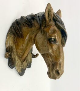 Margery Torrey Sculpture Horse Feathers Bronze #7 Open Edition