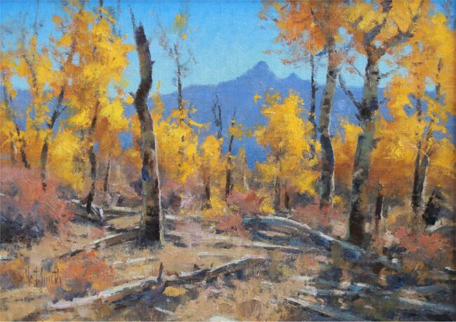 Matt Smith Painting A Western Slope Autumn Oil on Linen