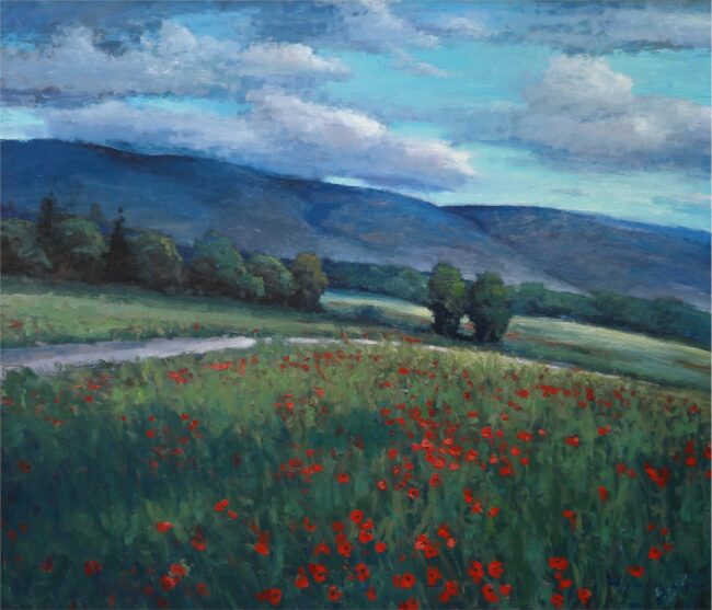Seth Winegar Painting Field of Glory Oil on Panel
