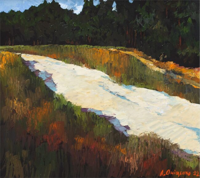 Alexandr Onishenko Painting Quieter Days Oil on Canvas