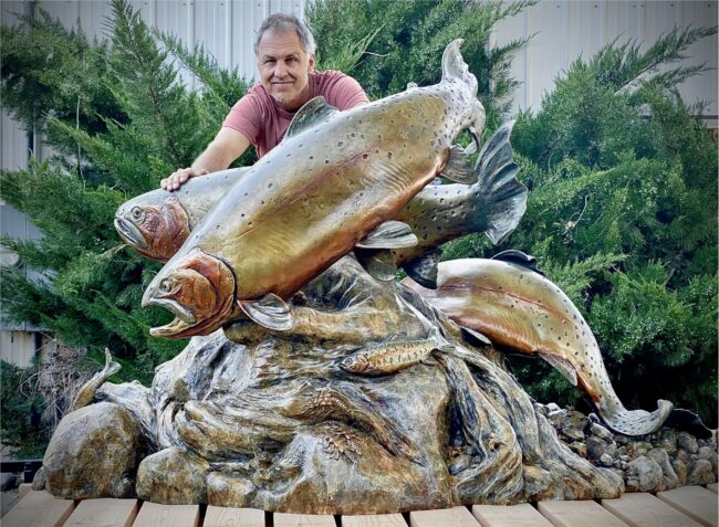 Dave LaMure Jr Sculpture Native Bronze