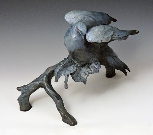Sandy Scott Sculpture Bird of Peace Bronze