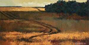Alexandr Onishenko Painting Wheatfield Oil on Canvas