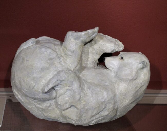 Andrea Wilkinson Sculpture Roller Polar Bronze