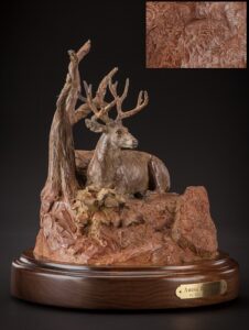 Bill Nebeker CA Sculpture Among His Ancestors Bronze