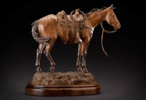 Bill Nebeker CA Sculpture Down Time Bronze