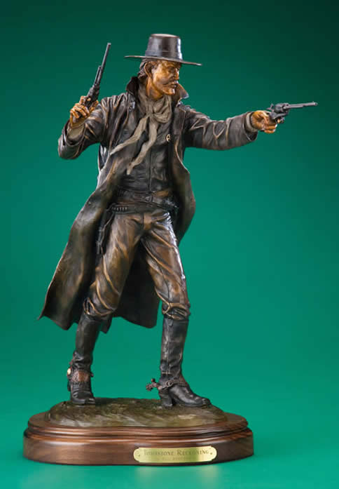 Bill Nebeker CA Sculpture Tombstone Reckoning Bronze From Foundry