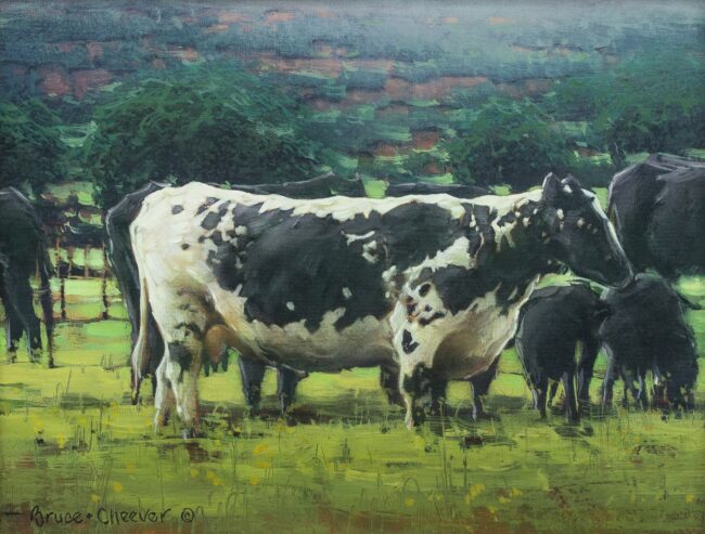Bruce Cheever Painting Spring Pastures Oil on Linen