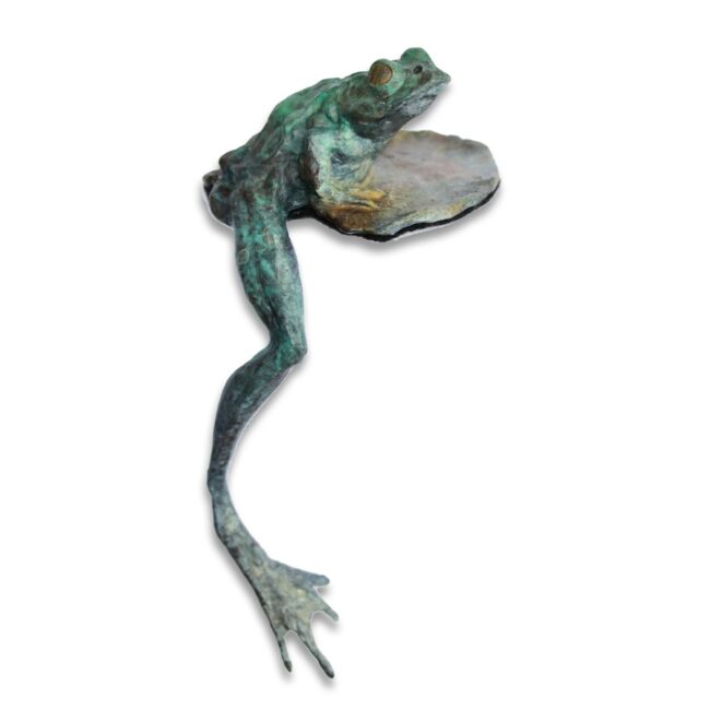 Dan Chen Sculpture Edge Frog Bronze