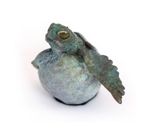 Dan Chen Sculpture Turtle Hatch II Bronze
