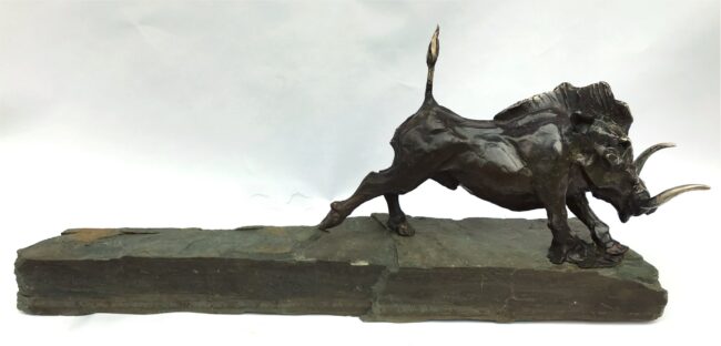 Dan Chen Sculpture Wild Run Bronze