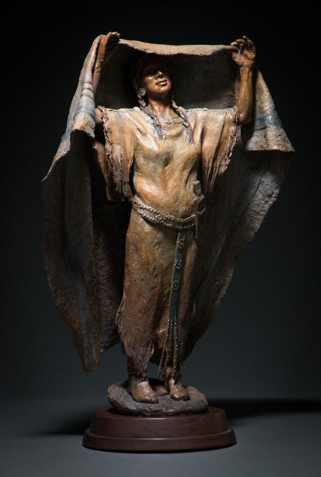 Deborah Copenhaver-Fellows Sculpture Where the Sun Goes Bronze