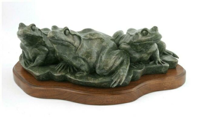 Gerald Balciar Sculpture Bachelor Pad Bronze
