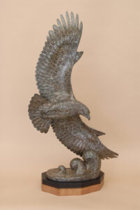 Gerald Balciar Sculpture Flyover Bronze