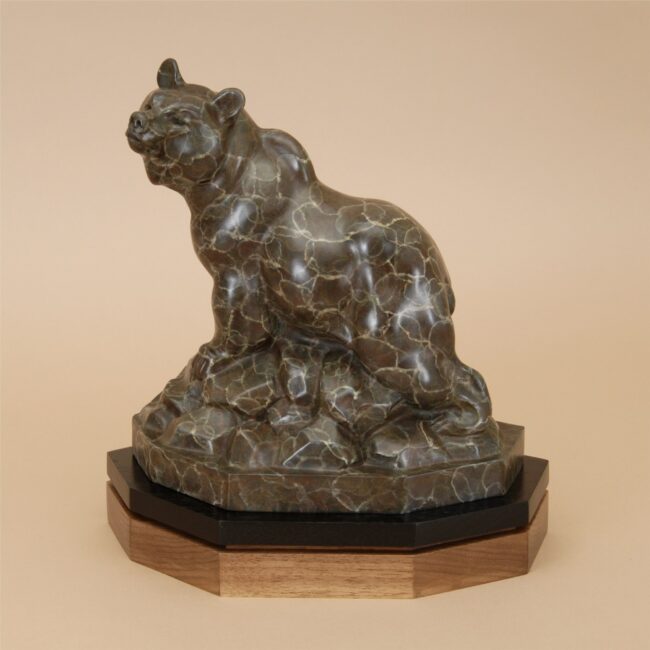 Gerald Balciar Sculpture Griz Bronze