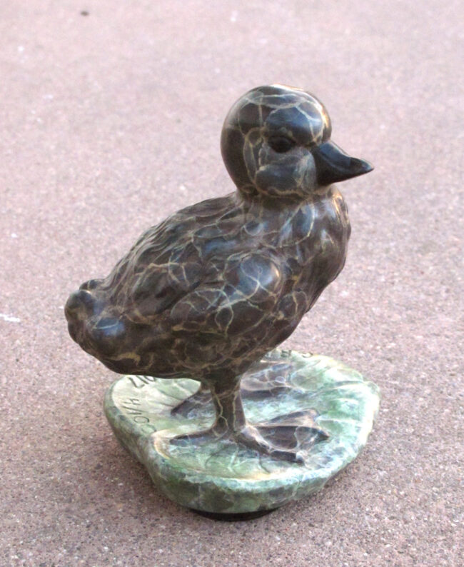 Gerald Balciar Sculpture Little Quacker Bronze