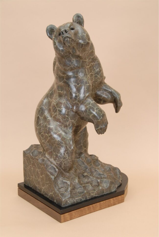 Gerald Balciar Sculpture Observation Bronze