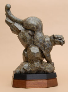 Gerald Balciar Sculpture Puma Prowl Bronze
