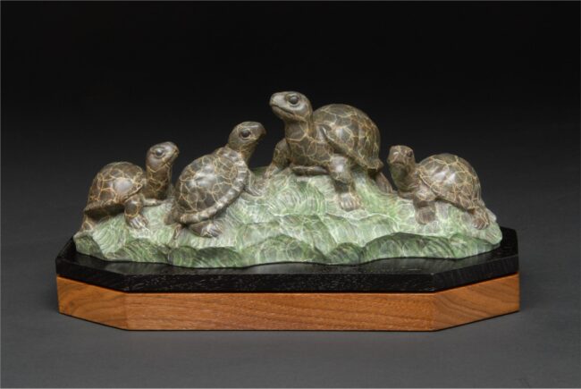 Gerald Balciar Sculpture Slowpokes Bronze