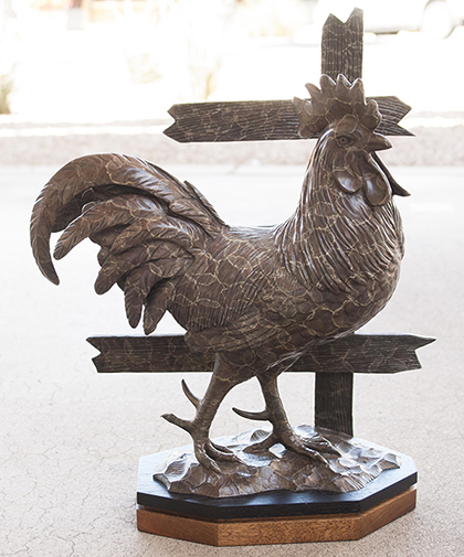 Gerald Balciar Sculpture Yard Patrol Bronze