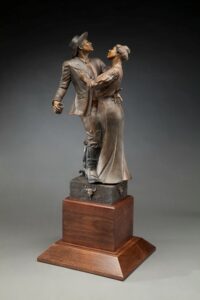 Greg Kelsey Sculpture Good Time Charlie Bronze