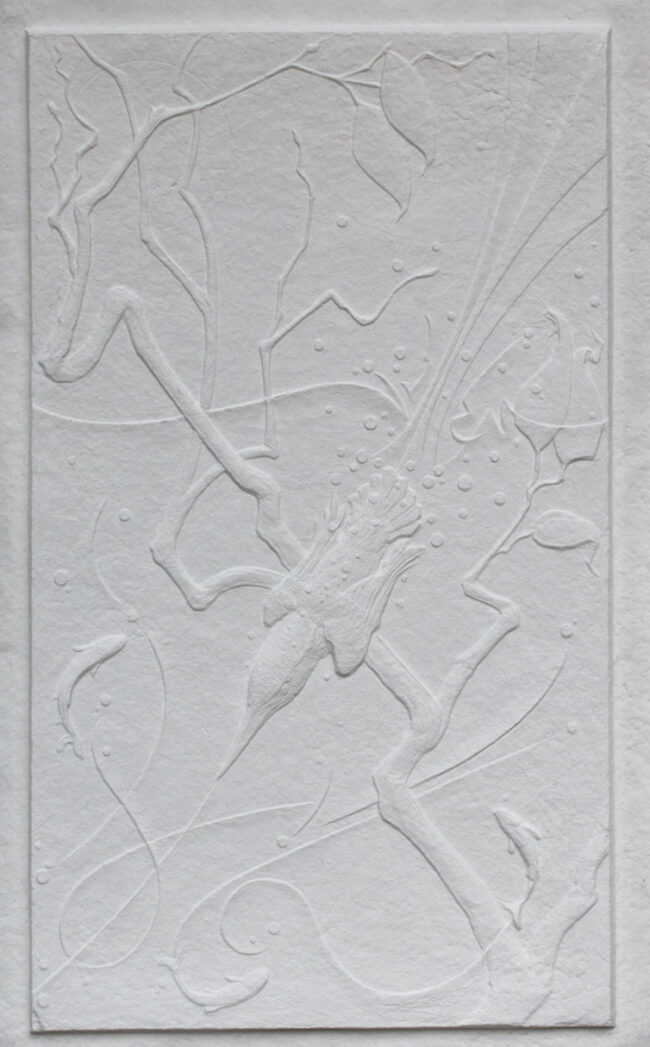 Jeremiah Welsh Sculpture Kingfisher Fishing Cast Cotton