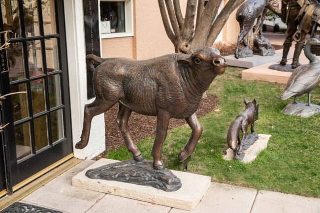 Kent Ullberg Sculpture Born in the Spring Bronze