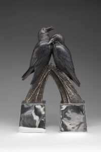 Kent Ullberg Sculpture Mind and Passion Bronze & Stainless Steel
