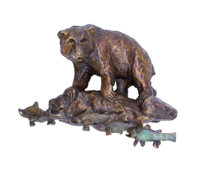 Lisa Gordon Sculpture Bear Creek Bronze
