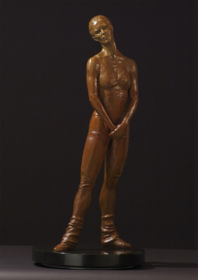 Robert Fletcher Sculpture In Repose Bronze